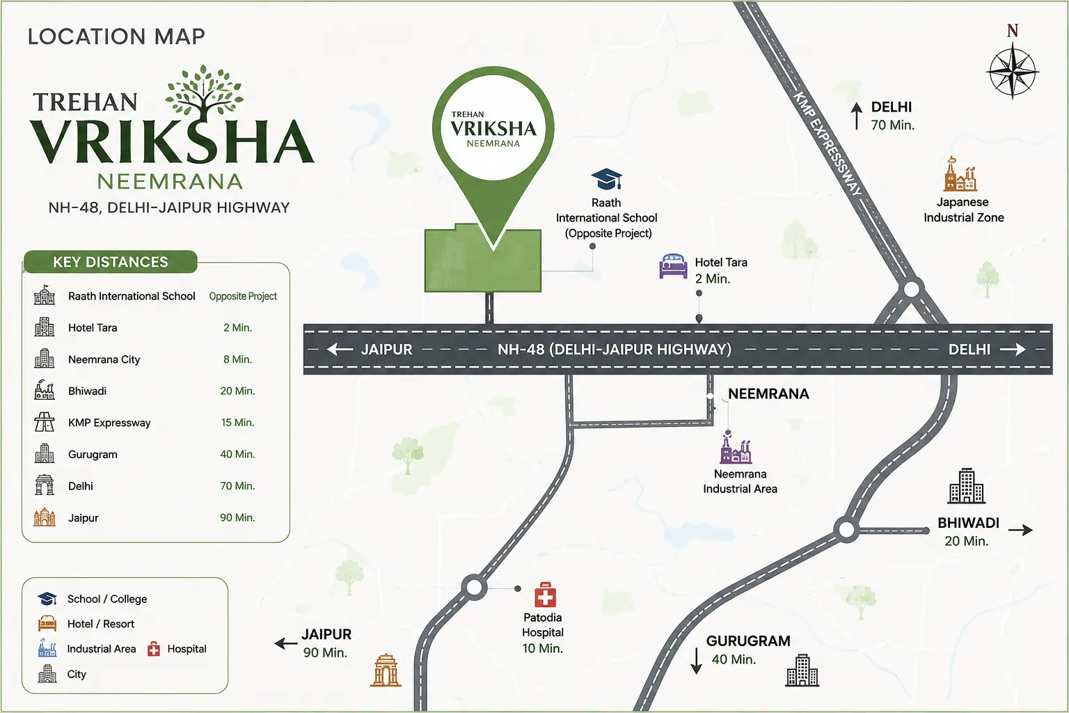 Trehan Vriksha Location Map